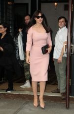 MONICA BELLUCCI Leaves Her Hotel  in New York 11/05/2015