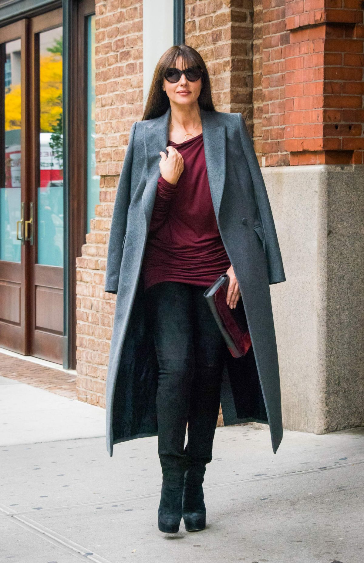 Monica Bellucci Out And About In New York 11 05 2015