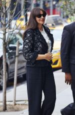 MONICA BELLUCI Arrives at Her Hotel in New York 11/05/2015
