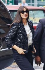 MONICA BELLUCI Arrives at Her Hotel in New York 11/05/2015