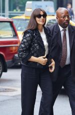 MONICA BELLUCI Arrives at Her Hotel in New York 11/05/2015