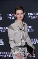 NADJA BOBYLEVA at Bridge of Spies Premiere at Zoo Palast in Berlin 11/13/2015