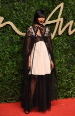 NAOMI CAMPBELL at 2015 British Fashion Awards in London 11/23/2015