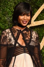 NAOMI CAMPBELL at 2015 British Fashion Awards in London 11/23/2015