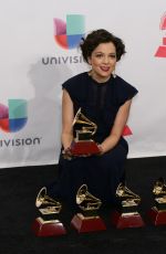 NATALIA LAFOURCADE at 2015 Latin Grammy Awards in Las Vegas 11/18/2015
