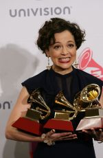 NATALIA LAFOURCADE at 2015 Latin Grammy Awards in Las Vegas 11/18/2015