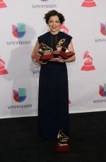 NATALIA LAFOURCADE at 2015 Latin Grammy Awards in Las Vegas 11/18/2015