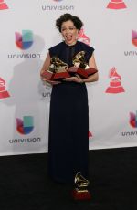 NATALIA LAFOURCADE at 2015 Latin Grammy Awards in Las Vegas 11/18/2015