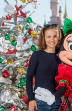 NATALIE PORTMAN at Disneyland in Paris 11/06/2015