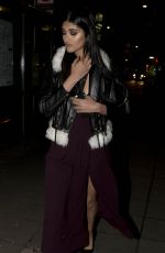 NEELAM GILL Arrives at Claridges for Release of New Christmas Tree by Christopher Baily from Burberry 11/18/2015