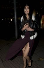 NEELAM GILL Arrives at Claridges for Release of New Christmas Tree by Christopher Baily from Burberry 11/18/2015