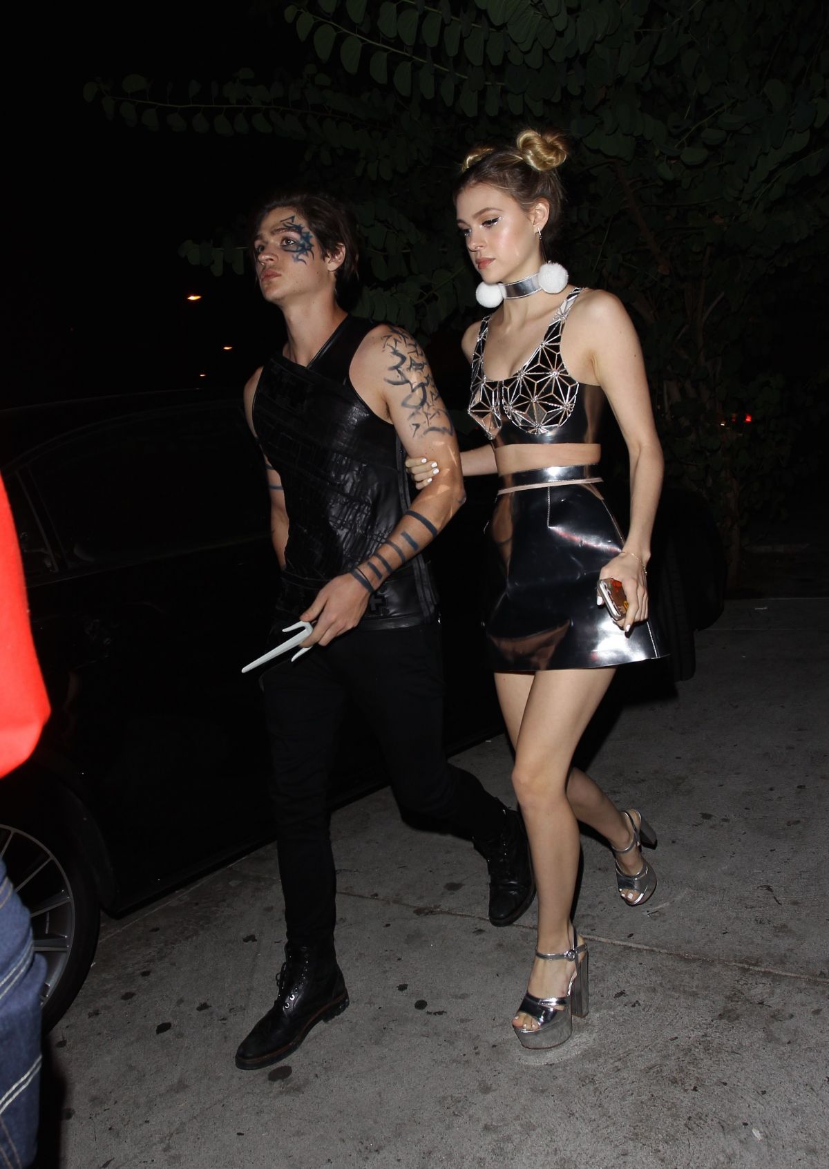NICOLA PELTZ at Just Jared Halloween Party in Hollywood 10/31/2015 ...