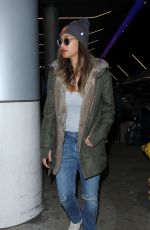 NICOLE SCHERZINEGER Arrives at Los Angeles International Airport 11/25/2015