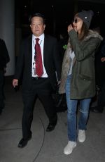 NICOLE SCHERZINEGER Arrives at Los Angeles International Airport 11/25/2015
