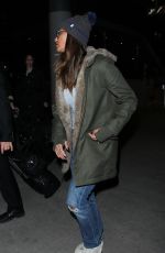 NICOLE SCHERZINEGER Arrives at Los Angeles International Airport 11/25/2015