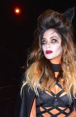 NICOLE SCHERZINGER at Heidi Klum Halloween Party in New York 10/31/2015