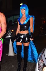 NINA AGDAL at Heidi Klum Halloween Party in New York 10/31/2015