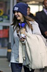 NINA DOBREV Arrives at Vancouver International Airport 11/17/2015
