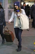 NINA DOBREV Arrives at Vancouver International Airport 11/17/2015