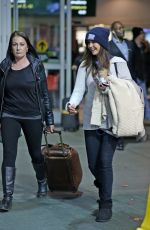 NINA DOBREV Arrives at Vancouver International Airport 11/17/2015