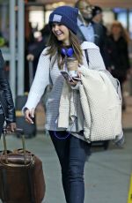 NINA DOBREV Arrives at Vancouver International Airport 11/17/2015