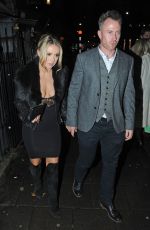 OLA JORDAN Leaves Annabells Nightclub 11/18/2015