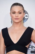 OLIVIA HOLT at 2015 American Music Awards in Los Angeles 11/22/2015