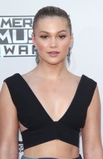 OLIVIA HOLT at 2015 American Music Awards in Los Angeles 11/22/2015