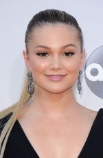 OLIVIA HOLT at 2015 American Music Awards in Los Angeles 11/22/2015