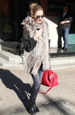 OLIVIA PALERMO Out and About in New York 11/16/2015