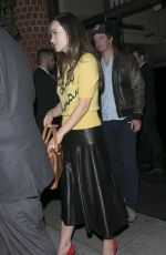 OLIVIA WILDE Leaves Mr.Chow 11/12/2015