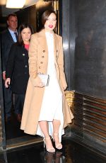 OLIVIA WILDE Leaves Rockefeller Center in New York 11/18/2015