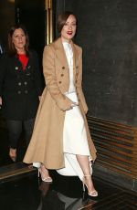 OLIVIA WILDE Leaves Rockefeller Center in New York 11/18/2015