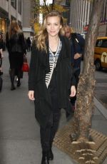 piper perabo leaving a tv station in nyc 11/2/15