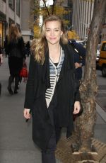 piper perabo leaving a tv station in nyc 11/2/15