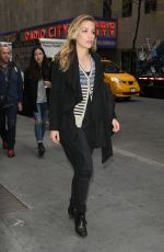 piper perabo leaving a tv station in nyc 11/2/15