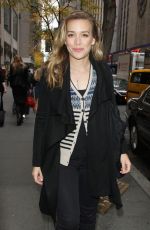 piper perabo leaving a tv station in nyc 11/2/15