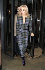 PIXIE LOTT Leaving C Restaurant in London 11/13/2015