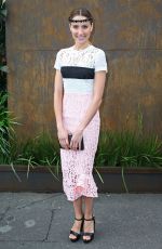 RACHEL FINSH at Stakes Day at Flemington Racecourse in Melbourne 11/07/2015