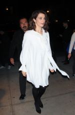 RACHEL WEISZ Arrives to Youth Screening in New York 11/20/2015