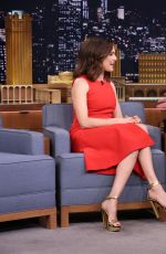 RACHEL WEISZ at The Tonight Show with Jimmy Fallon in New York 11/19/2015