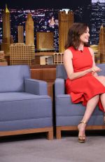 RACHEL WEISZ at The Tonight Show with Jimmy Fallon in New York 11/19/2015