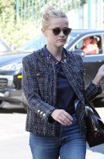 REESE WITHERSPOON Arrives at a Studio in Santa Monica 11/03/2015