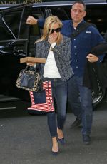REESE WITHERSPOON Out and About in New York 11/09/2015