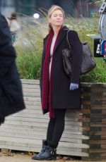 RENEE ZELLWEGER on the Set of New Bridget Jones Movie in London 11/06/2015