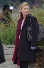 RENEE ZELLWEGER on the Set of New Bridget Jones Movie in London 11/06/2015