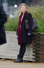 RENEE ZELLWEGER on the Set of New Bridget Jones Movie in London 11/06/2015