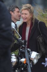 RENEE ZELLWEGER on the Set of New Bridget Jones Movie in London 11/06/2015