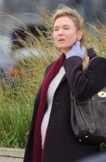 RENEE ZELLWEGER on the Set of New Bridget Jones Movie in London 11/06/2015