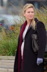 RENEE ZELLWEGER on the Set of New Bridget Jones Movie in London 11/06/2015